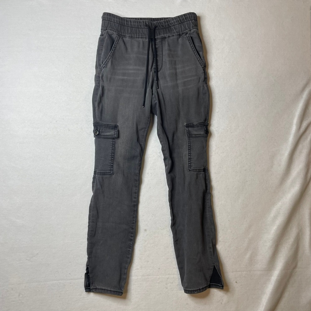 Juicy Couture Laguna Women's Gray Denim Cargo Jogger Pants Size 25‎